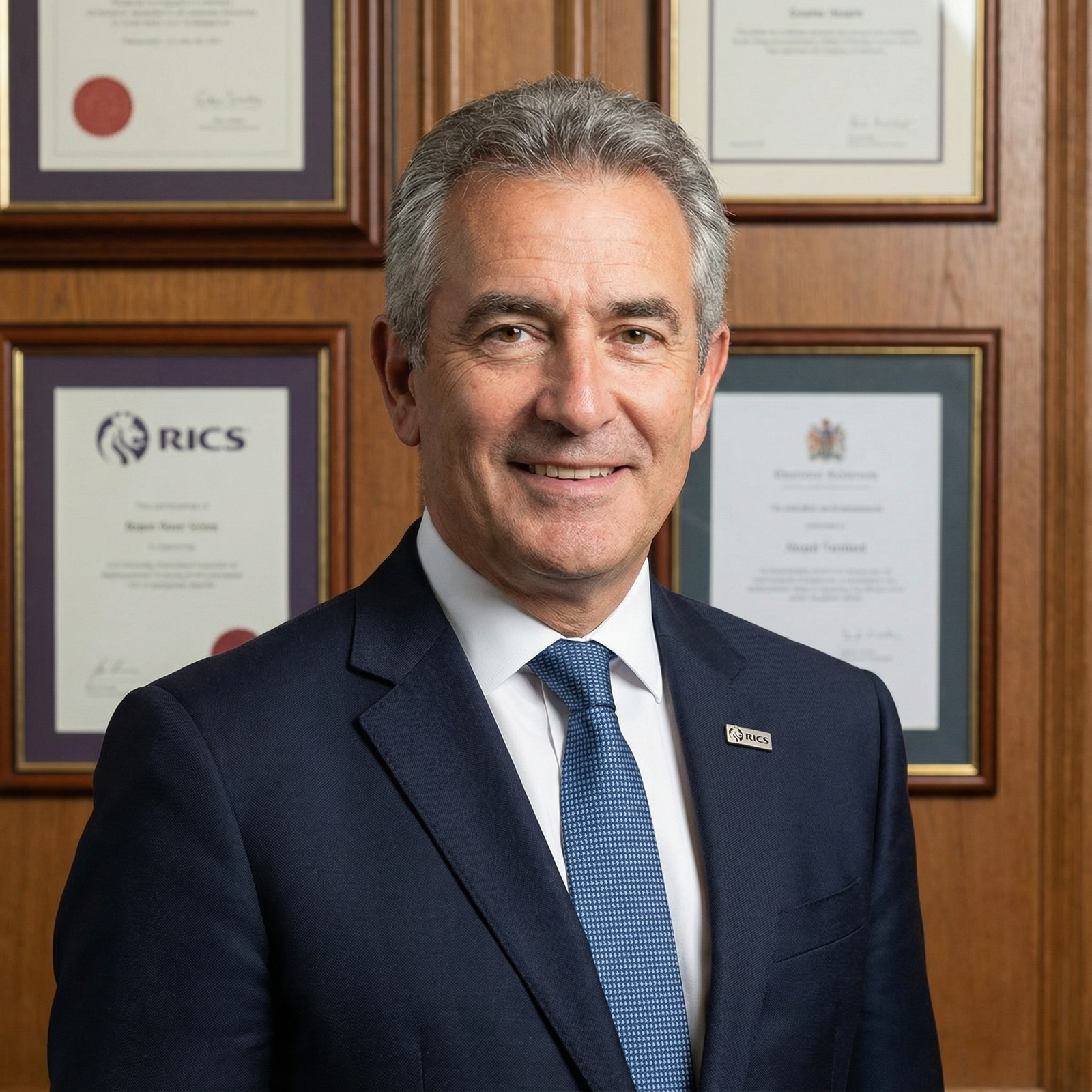 Professional surveyor portrait